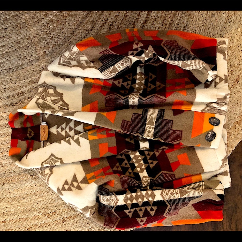 Vintage Silverado Wool Southwestern Print Jacket